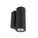 facade spotlight SHORELINE PRO ROUND 68 DOWN 1 flame, round, CCT Switch IP65, dark grey dimmable