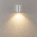 Deko-Light facade spotlight ACHERNAR DOWN 1 flame, cylindrical, with lamp socket GU10 IP65, white