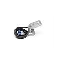  KapegoLED floor / wall / ceiling luminaire Mini I Amber, 24V DC, 2W, silver
