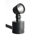 Outdoor LED spot COLT 8W COB, IP65, 3000K 470lm 775cd 40�, die-cast aluminum, black grey / opal
