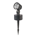 Deko-Light Outdoor LED spot COLT 8W COB, IP65, 3000K 470lm 775cd 40�, die-cast aluminum, black grey / opal