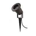 Deko-Light Outdoor ground spike luminaire LOMI, IP65 / IP44, GU10 max. 7W, with 200cm cable + IP44 connector, aluminum, matt black