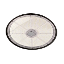 hall spot VEGA DALI current constant IP65, powder coated, deep black dimmable