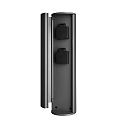 Socket tower 2-fold, IP44, 220-240V AC / 50-60Hz, die-cast aluminum, without lighting