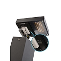 Deko-Light bollard lamp LERNA 600 down, CCT Switch IP65, dark grey 