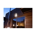  Outdoor luminaire VELORUM, Decorative pendant luminaire, E27, black