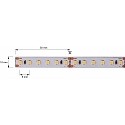 Deko-Light Flexible LED strip, IP20, 120 LED / m (SMD 2835), 24V, 94W 3000K 6610lm 120�, cRi >90, 10 meters