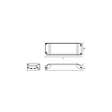 Deko-Light Power supply BASIC, Q8H-12-75W, Input: 220-240V AC, Output 12V DC, Output: 0-630mA, 75W, black
