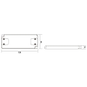 Deko-Light LED driver FLAT CV UT12V voltage constant, switchable, grey, black