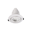 Deko-Light Accessories for MODULAR SYSTEM COB recessed ring swivelling, H: 30 mm, matt white