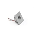  KapegoLED cover square for LIGHT base COB Indoor, silver grey-transparent