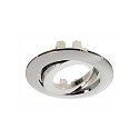 Deko-Light Frame for recessed LED ceiling luminaire LESATH ROUND, chrome, die-cast aluminum, IP20