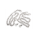 Suspension set, stainless steel, 100cm, silver