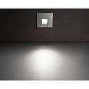 Deko-Light Cover SQUARE for recessed LED wall luminaire ALWAID, grey