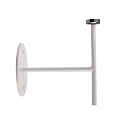 Wall holder for magnetic luminaire MIRAM, B/H: 8,5cm/9,6cm, white