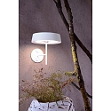 Wall holder for magnetic luminaire MIRAM, B/H: 8,5cm/9,6cm, white