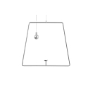 Pendelum for magnetic luminaire MIRAM, B/H: 20,5cm/18,5cm, white
