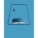 Deko-Light Pendelum for magnetic luminaire MIRAM, B/H: 20,5cm/18,5cm, blue