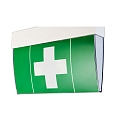 Special pictogram first aid kit green, 27x13,6cm