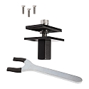 mounting set OFFICE THREE TABLE LAMP adjustable, removable, deep black