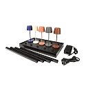 Deko-Light charging station CANIS MINI x15 15-fold, black