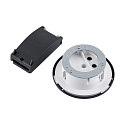 Deko-Light pendant luminaire adapter � DA 68MM / RECESSED round, built-in version, deep black
