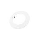 reducing ring 210/135MM round, mechanical, built-in version, traffic white