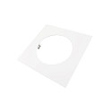 reducing ring 210/135MM mechanical, square, built-in version, traffic white