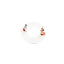 Deko-Light reducing ring 130MM / 70MM / CUTOUT 95MM round, mechanical, built-in version, signal white