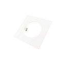 reducing ring 155/95MM mechanical, square, built-in version, signal white