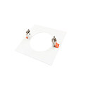 Deko-Light reducing ring 155/95MM mechanical, square, built-in version, signal white