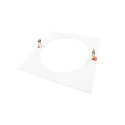 Deko-Light reducing ring 280/210MM mechanical, square, built-in version, signal white