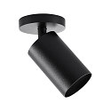 Deko-Light surface mounted housing CAN MIX'N MATCH 1/2 - SPOT HEAD (CEILING / 3PHASE) cylindrical, rigid, mechanical, black