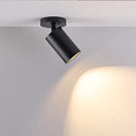 Deko-Light surface mounted housing CAN MIX'N MATCH 1/2 - SPOT HEAD (CEILING / 3PHASE) cylindrical, rigid, mechanical, black