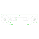 Deko-Light mounting tool 10/12mm, blue