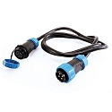 Cable system Weipu HQ 12/24/48V Connecting cable 4-poles, 300cm