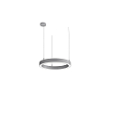 pendant luminaire LAUTARO 600/60 UP/DOWN OPAL P3 IP20, light grey dimmable