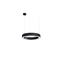 pendant luminaire LAUTARO 600/80 DOWN PRISMA P3 IP20, black dimmable