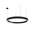 pendant luminaire LAUTARO 1200/80 DOWN PRISMA P4 IP20, black dimmable