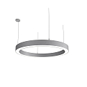 pendant luminaire LAUTARO 1200/100 DOWN OPAL P4 IP20, light grey dimmable