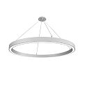 pendant luminaire LAUTARO 1500/80 DOWN OPAL M5 IP20, white dimmable