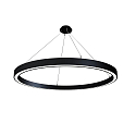 pendant luminaire LAUTARO 1500/80 DOWN PRISMA M5 IP20, black dimmable