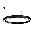 pendant luminaire LAUTARO 1500/100 DOWN PRISMA P5 IP20, black dimmable