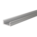 AU-01-10, flat U-profile for 10 - 11,3 mm LED stripes, 100cm, anodized aluminum