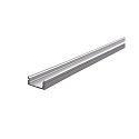 AU-01-10, flat U-profile for 10 - 11,3 mm LED stripes, 200cm, anodized aluminum