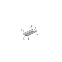 Deko-Light AU-01-12, flat U-profile for 12 - 13,3 mm LED stripes, 100cm, anodized aluminum