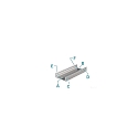 Deko-Light AU-01-15, flat U-profile for 15 - 16,3 mm LED stripes, 100cm, anodized aluminum