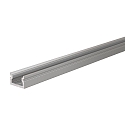 LED profile AU-01-05 flat U-profile for 5-5,7mm LED stripes, 100cm, anodized aluminum