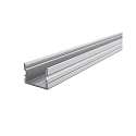 AU-02-12, high U-profile for 12 - 13,3 mm LED stripes, 200cm, anodized aluminum
