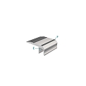 Deko-Light LED profile AL-02-10 stair STEP profile for 10-11,3mm LED stripes, aluminum anodized, 1000mm
